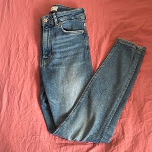 Zara High-rise Denim Skinny jeans